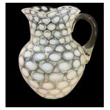 Fenton French Opalescent Coin Dot Pitcher