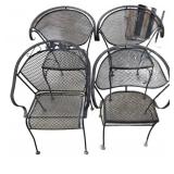 (4) PCS Estate Patio Chairs