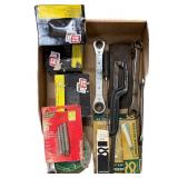 Tools-Nails, Craftsman Wrench, Linoleum Cutter