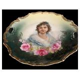 Antique Austrian Portrait Plate