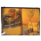 Lighted Miller Draft Sign