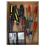 Tools- Box Deal Of Screwdrivers Such As Craftsman