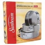 Sunbeam Springform 3 pc Pan Set