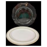 Depression Plate & NORITAKE Platter