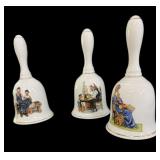 (3) Norman Rockwell Bells