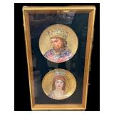 Framed 17.5 ï¿½ x 31 ï¿½ Edna Hibel David Series