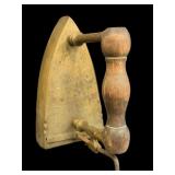 Solid Brass Sad Iron