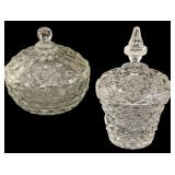 (2) Beautiful Crystal Candy Dishes