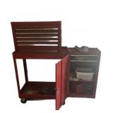 Estate Craftsman Tool Cart And Tool Box