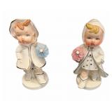 (2) PCS 1956 Napco Just Ducky Salt And Pepper