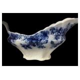 Flow Blue Gravy Boat