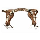 1950s  Double Holster Cap Gun Set wï¿½ Faux Ivory