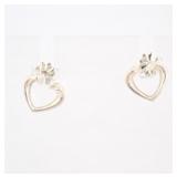 Tiffany & Co. Tenderness Heart Silver Earrings