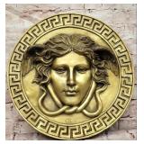 Large 13' Medusa Head Bronze Plaque