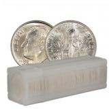 Roll of (50) Choice Uncirculated Silver US Dimes