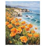 Poppies On The Coast On Canvas By Van Gogh LTD