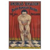 America's Sensation, Harry Houdini Ca. 1900 Print