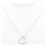 Tiffany & Co. Open Heart Necklace