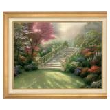 Stairway to Paradise 30 x 40 Kinkade #'d  Canvas