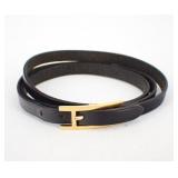 Hermes Api Leather Long Bracelet