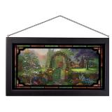 Hummingbird Cottage - 13' x 23' Framed Glass Art