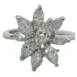 Platinum 1.03 ct Natural VS Diamond Ring