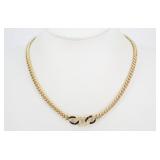 Christian Dior Rhinestone Fashion Necklace