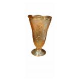 Jeannette Glass Pedestal Vase