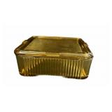Federal Glass Amber Refrigerator Foodsaver Dish