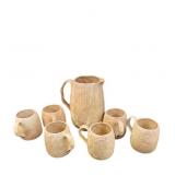 (7) PCS John McCoy Pottery Set