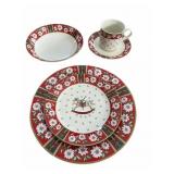 97 pc Charlton Hall by KOBE Dishes & Glasses L