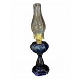 Findlay Queen of Hearts Blue Oil Lamp