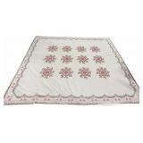 Hand Stitched & Cross Stitched Quilt