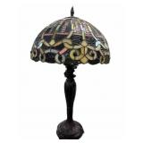 27 ï¿½ Stained, Leaded Glass Lamp