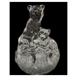 Royal Crystal Lion & Cub