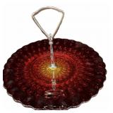 Fenton Amberina Tidbit Dish