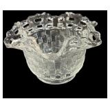 Fenton Basket Weave Vase