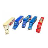 (5) PCS Five Toy Semi Trucks