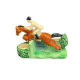 Vintage Ceramic Steeplechase Planter