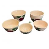 (5) PCS Watt Pottery Oven Ware