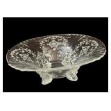 Vintage Footed Serving Bowl