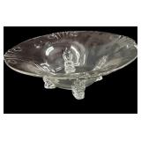 Footed Crystal Bowl