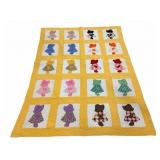 Dutch Girl Hand Stitched Quilt