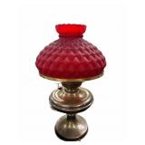 Red Shade Lamp