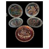 Fenton Carnival Plates