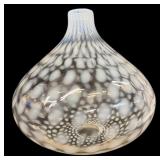 Hand Blown Art Glass Vase