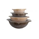Woodland 4 Pc Pyrex Mixing Bowls