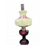 Aladdin Lincoln Drake Dark Purple  Oil Lamp