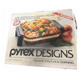Vintage NEW IN BOX PYREX DESIGNS 8 ï¿½ Square Cake