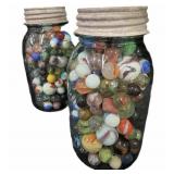 Quart Jar Full Marbles